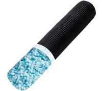 AS AWESLING Corduroy Body Pillow for Adults & Lumbar Support - Extra Long Side Sleeper Cushion + Firm Bolster for Bed/Sofa, Removable Cover (BLACK-MEMORY FOAM, 120 x 20 CM)