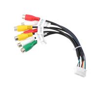 AS Axis Spindleon 1 Pack 20 Pin Car AV RCA Harness Cable Compatible with Pioneer AVH-241EX DMH-240EX DMH-340EX
