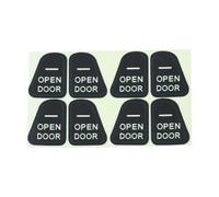 AS Axis Spindleon 1 Sheet (8pcs) Car Interior Door Open Words Exit Sticker Decal Set Luminous Compatible with Tesla Model 3/Y