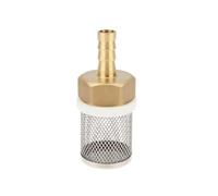 AS Axis Spindleon 10mm Brass Hose Barb Connector & Stainless Steel Filter Mesh Pump for Garden Swimming Pool Fish Tank Hose Filter