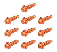 AS Axis Spindleon 10Pcs Motorcycle Fairing Tapping Screw Kit Aluminum Compatible with KTM SX SXF XC XCF EXC EXCF XCW TPI SD 6D, Orange