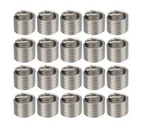AS Axis Spindleon 20Pcs M7x1.0x1.5D Helicoil 304 Stainless Steel Thread Repair Set for Mechanical Equipment Pipelines