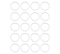 AS Axis Spindleon 20Pcs Reducing Ring 22.2mm to 20mm Compatible with Circular Saw Blades Stainless Steel Adapter for Arbor Fit Precision Cutting
