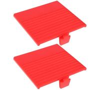 AS Axis Spindleon 2Pcs Game Console Battery Door Cover Compatible with GameBoy Play it Loud Battery, Red