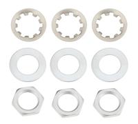 AS Axis Spindleon 30Pcs M8 8mm Potentiometer Nuts and Washers Kit for Import Full Size Metric Guitar Pots