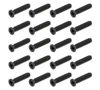 AS Axis Spindleon 36pcs Countersunk Self Tapping Screws FTX9751 2.6x12mm Compatible with FTX Tracer RC Car Replace OEM FTX9751 Cross recessed Countersunk Steel