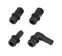 AS Axis Spindleon 4 Pack Water Pump Adapter Kit 1/2 to 3/4 NPT 1/2 Inch Barb Compatible with Flojet Replace OEM 20381-001 RV Water Systems