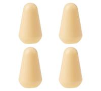 AS Axis Spindleon 4Pcs 18x11mm Cream Guitar 5 Way Switch Tip Cap Switch Knob 5x1.2mm Slot Compatible with Stratocaster