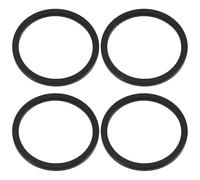 AS Axis Spindleon 4pcs Bike 2.5mm Bottom Bracket Spacer 35.1x40x2.5mm Black Aluminum Compatible with Shimano