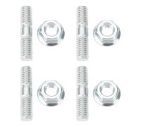 AS Axis Spindleon 4pcs M8x35mm ATV Exhaust Studs Nuts Kit 92900-08022-0B Compatible with Honda 300EX 350 420 500
