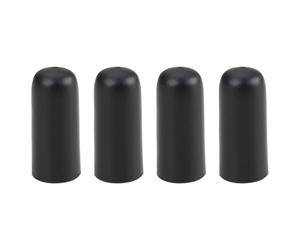 AS Axis Spindleon 4pcs Wheelchair Brake Lock Rubber Lever Tips for 5/8" Flat Slot Handles Compatible with Invacare Style Wheelchair Wheel Locks