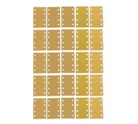 AS Axis Spindleon 50 Pieces Stick and Peel Sanding Pads 80x133mm 40/60/80/120/240 Grits Set Compatible with Bosch Orbital Sande