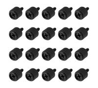 AS Axis Spindleon 50Pcs 6-32 PC Computer Case Thumb Screws 6x7x10mm for Computers of Various Brands 6x7x10mm Black