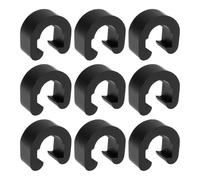 AS Axis Spindleon 50pcs Bicycle C-Clips 12x11x6mm Housing Hose Guide Clamps for Hydraulic Brake Lines and Mechanical Brake Cables