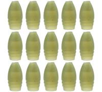 AS Axis Spindleon 50pcs Tapered Fishing Rig Sleeves Rubber Cone Tubes for Carp Feeder Rigs Fits Line Aligners Quick Change Swivels Lead Clips
