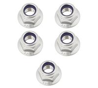 AS Axis Spindleon 5Pcs M10x1.5 Lock Nut 14M7400 Compatible with John Deere 21.8x15x13.5mm