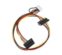AS Axis Spindleon 6 Pin to Dual SATA Power Cable 37 cm Splitter Adapter 15 Pin SATA for HDD SSD Compatible with Acer Motherboard