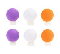 AS Axis Spindleon 6Pcs 24mm Foam Adjustable Fly Fishing Indicator Sight Bobs for Carp Fishing (White Orange Purple)