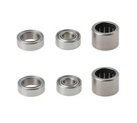 AS Axis Spindleon 6Pcs Bike Pedal Cartridge Bearing Kit Needle Bearings & MR686-ZZ MR137-ZZ Ball Bearings Kit Compatible with Speedplay X1 and X2