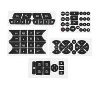 AS Axis Spindleon Car Repair Button Sticker Kit Door Center Console, Multimedia Control Panel Seats Compatible with Mercedes-Benz V2 (Set 2)