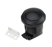 AS Axis Spindleon Pop-Out Knob Latch M1-2A-13 with Keeper Stainless Steel Compatible with 0.048 to 0.75 Inches Doors Cabinetry Black