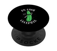 As Cool As Cucumber Vegetarian Vegetable Veggies Vegan PopSockets Swappable PopGrip