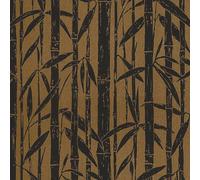 As Creation A.s. Création Attractive 3 Botanical Bamboo Metallic Black Wallpaper 790881