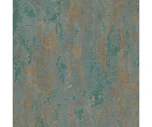 As Creation A.s. Creation Havana Green & Copper Distressed Industrial Metallic Wallpaper 32651-2