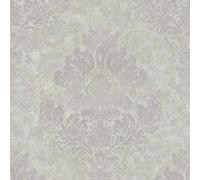 As Creation Alena Floral Damask Ornament Wallpaper 10M Non Woven Vinyl Textured Grey Beige 37901-4