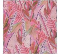 AS Creation Anna D'Andrea Pink Leaves Vinyl Wallpaper Paste The Wall Washable