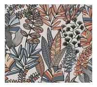 As Creation Bricoflor Non-Woven Wallpaper, Leaf & Palm Wallpaper Multicoloured - 10,05 X 0,53 M