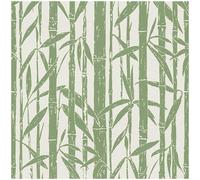 As Creation Bamboo Effect Wallpaper White Green Trees Jungle Paste The Wall Vinyl Botanical