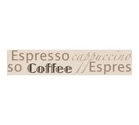 As Creation Beige Bistro Cafe Writing Coffee Espresso Wallpaper Border, Vinyl Washable Self Adhesive Wallpaper Border