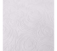 As Creation Blown Vinyl Rose Swirl White Wallpaper 2613-11