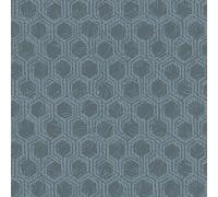 As Creation Blue Grey Geometric Patterned Modern Washable Non-Woven Wallpaper, Suitable For Hallway, Kitchen, Living Room And Bedroom