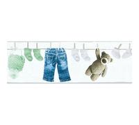 As Creation Border Wallpaper Washable For Nursery, Non-Woven Printed Teddy Bear Border Wallpaper