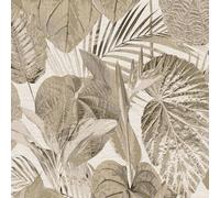 Livingwalls Famous Garden 393551 Jungle Wallpaper Beige Taupe 10.05 m x 0.53 m Made in Germany