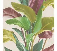 AS Creation Metropolitan Stories Paste The Wall Modern Panel Palm Leaf Concrete
