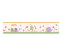 As Creation Bricoflor Animal Wallpaper Border For Kid's With Frog Pattern Children's Wallpaper Border 5.00 X 0.10 M