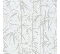 As Creation Bricoflor Bamboo Shoot Wallpaper Modern Textured Look Wallpaper In Grey And White Asian Style Wallpaper 10.05 X 0.53 M