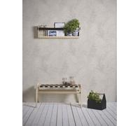 As Creation Bricoflor Beige Leaf Wallpaper With Palm Leaves Print For A Sunset Look Wallpaper Easy To Stick 10.05 X 0.53 M