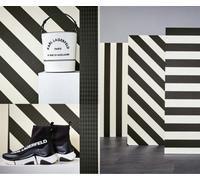 As Creation Bricoflor Black And White Vinyl Modern Urban Wallpaper Lined Wallpaper With Face Pattern Pearl 10.05 X 0.53 M