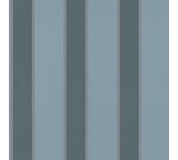 As Creation Bricoflor Blue Grey Non-Woven Vertical Striped Paste The Wall Wallpaper Washable Wallpaper 10.05 X 0.53 M
