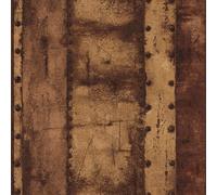 As Creation Bricoflor Brown Rusty Eccentric Vinyl Wallpaper Patterned Wallpaper With Abstract Design 10.05 X 0.53 M