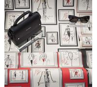 As Creation Bricoflor Colourful Girl's Bedroom Wallpaper With Pattern Fashionista Pink Wallpaper Modern Wallpaper 10.05 X 0.53 M