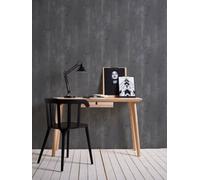 As Creation Bricoflor Concrete Plain Stone Wallpaper In Grey Non-Woven Strippable Simple Classic Wallpaper 10.05 X 0.53 M