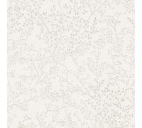 A.S. Création Floral Wallpaper Trendwall Non-Woven 10.05 m x 0.53 m Creme White Made in Germany 381001 38100-1