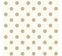 As Creation Bricoflor Cream Wallpaper With Brown Polka Dots Paste The Wall Wallpaper With Straigh Match 11Cm 10.05 X 0.53 M
