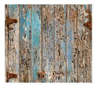As Creation Bricoflor Distressed Rustic Blue Brown Wood Panel Effect Wallpaper Panel Self Adhesive Vinyl Washable 2.50 X 0.35 M
