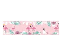 As Creation Bricoflor Flamingo Wallpaper Border Pink Wallpaper Border Self Adhesive Non Woven Wallpaper Border 5.00 X 0.155 M